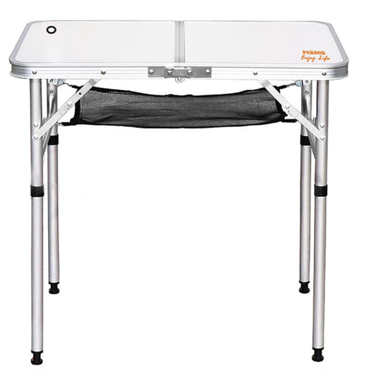 Crocox Aluminum Alloy Folding Table Camping Portable Handle Adjustable Aluminum
