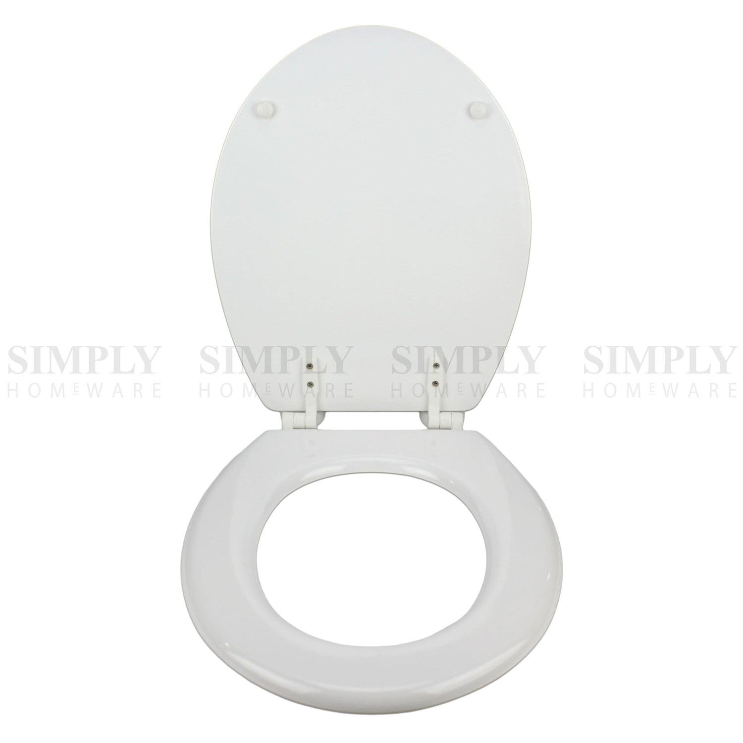 Toilet Seat and Cover Lid Designer Hard Bathroom Covers WC Bath Seat Lids - Simply Homeware