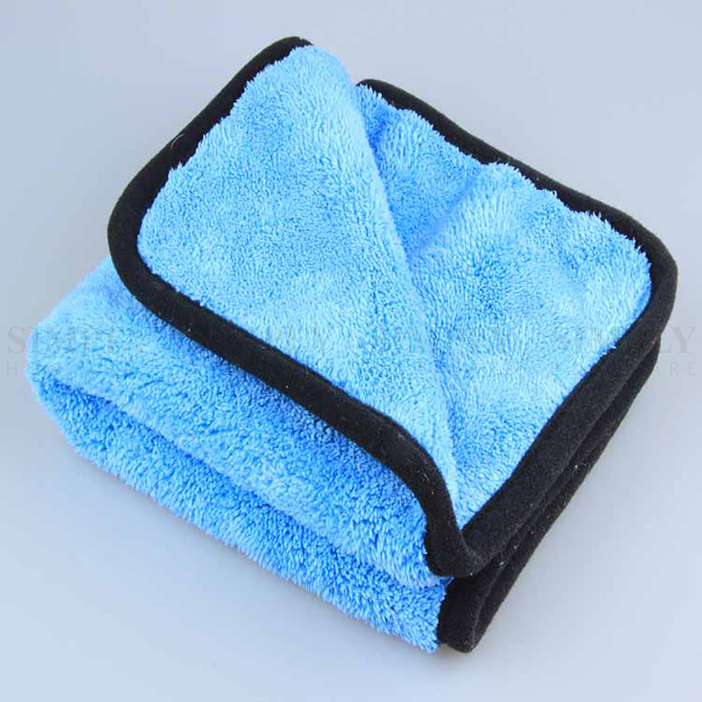 2x 1000GSM Microfibre Car Drying Towel Cleaning Cloth Microfiber Glass 62x30cm - Simply Homeware