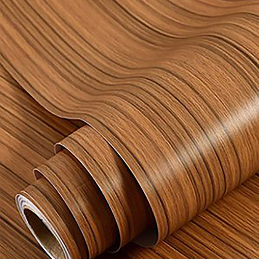 Wall Paper Rolls Marble Wood Brick Adhesive Home Wallpaper Decal Brown Stone