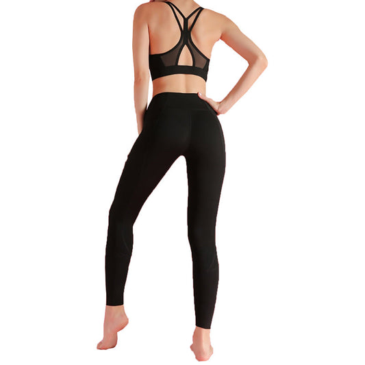 Permafit Women Yoga Bra Leggings Sports Fitness Lady Cloth Crossback Seamless