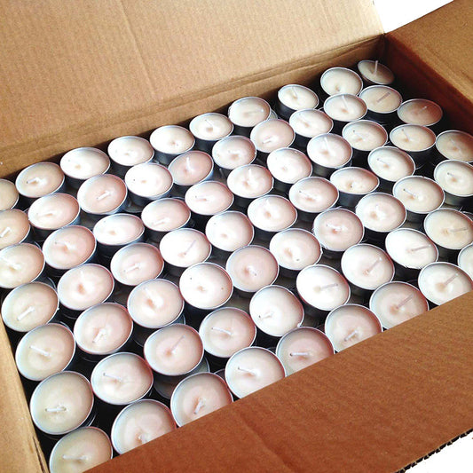 Tea Light Candles 9 Hour 50pcs Bulk Tealight Candle Tea Lights Tealights White