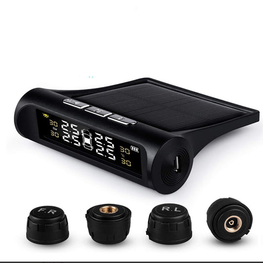 Kartech Solar Tyre Pressure Monitoring System TPMS Car LCD Wireless Sensors