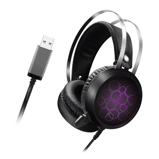 Kartech Gaming Headset Wired Game LED Light Headphones Microphone Noise Cancel