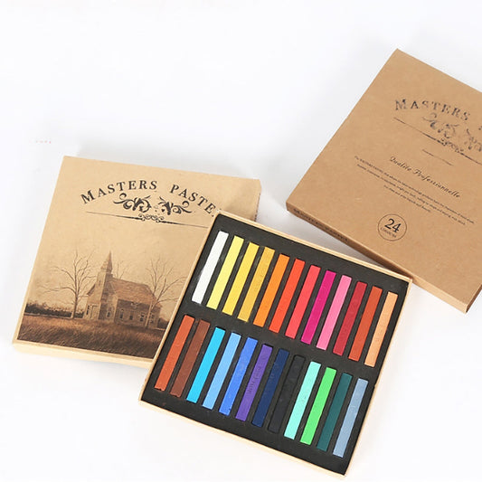 Lineguard Soft Pastels Patsel Set Artist Chalk Colour Drawing Crayon 12 24 48pcs