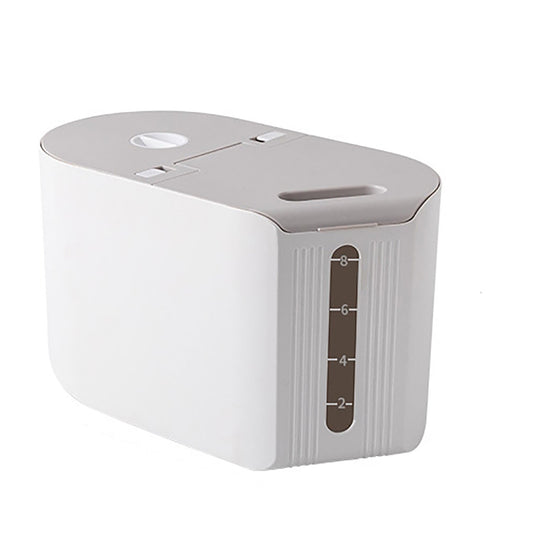 Lecluse Rice Dispenser Cereal Storage Box Spaghetti Noodle Container Sealed