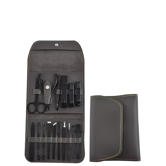 Lebeau 16Pcs Manicure Pedicure Set Nail Trimming Kit Clipper Finger Care Tool