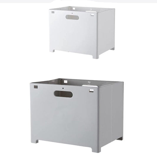 Lecluse Laundry Basket Foldable Punch-Free Wall Mounted Dirty Clothes Storage Cl