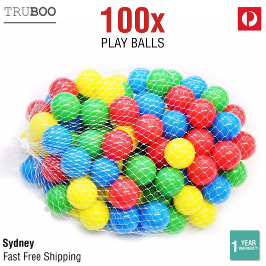100x 200x Ball Pit Balls Play Playpen Kids Plastic Baby Soft Colourful Macaron