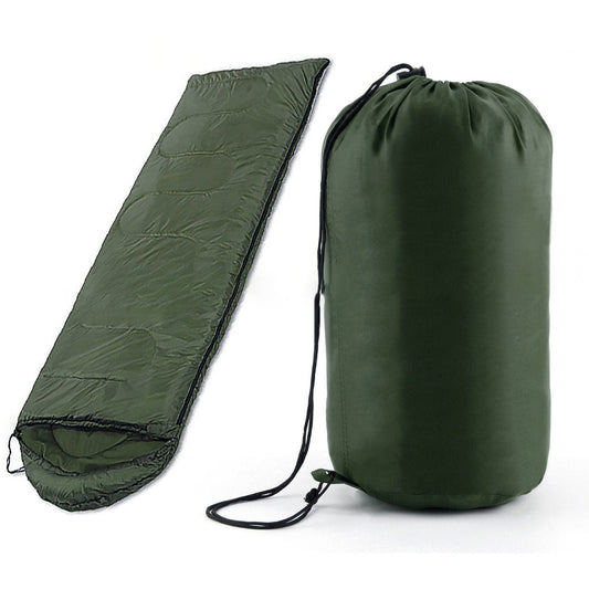 Sleeping Bag Single Outdoor Camping Compact Winter Sheet Sack Envelope Hiking