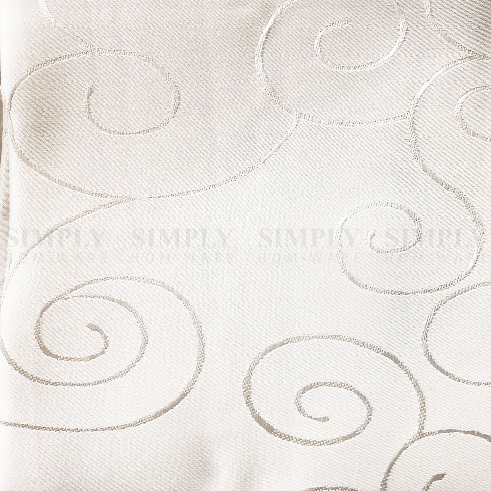 Premium Tablecloth Rectangle Table Cloth White Red Black Silver Large Linen 8 10 - Simply Homeware