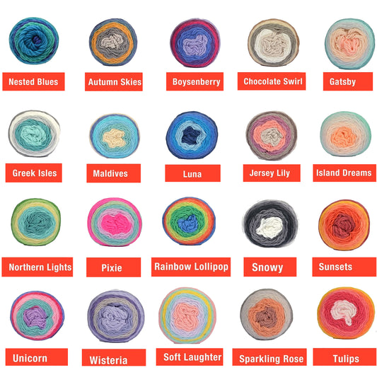 Yarn Jumbo Muffin Premium Knitting Colour Colourful 8ply 200g Crotchet Acrylic